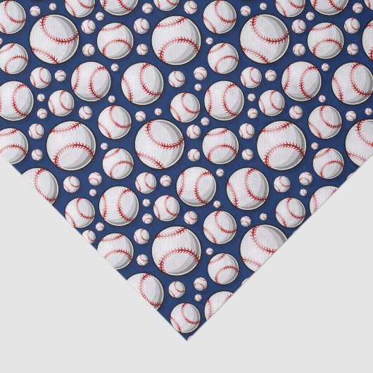 Cool Baseball sport betegeld patroon Tissuepapier (Detail)