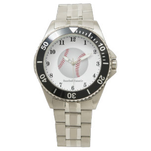 Cool Baseball sport fanatiek tekst mannen toevoege Horloge