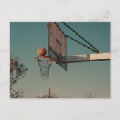 Cool Basketbal Briefkaart (Voorkant)