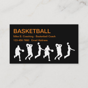 Cool Basketbal Coach Visitekaartjes