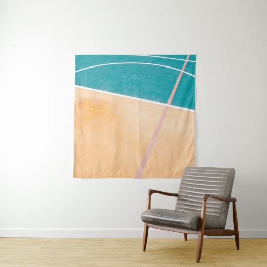 Cool Basketbal Kunstwerk Wandkleed (In situ)