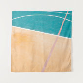 Cool Basketbal Kunstwerk Wandkleed (Voorkant)