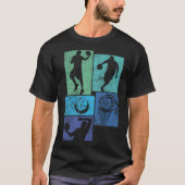Cool Basketbal Ontwerp Basketbal Speler Sport T-shirt (Voorkant)