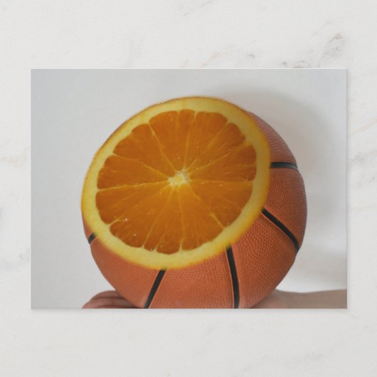 Cool basketbal ontwerp briefkaart (Voorkant)