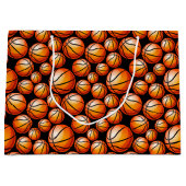 Cool Basketbal sport betegelde partij Groot Cadeauzakje (Voorkant)