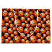 Cool Basketbal sport betegelde partij Groot Cadeauzakje (Achterkant)