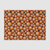 Cool Basketbal sport betegelde partij Tissuepapier (Voorkant)