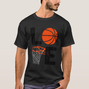 Cool basketbal voor mannen vrouwen liefde coach sp t-shirt
