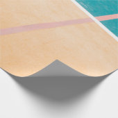 Cool Basketball Artwork Cadeaupapier (Hoek)