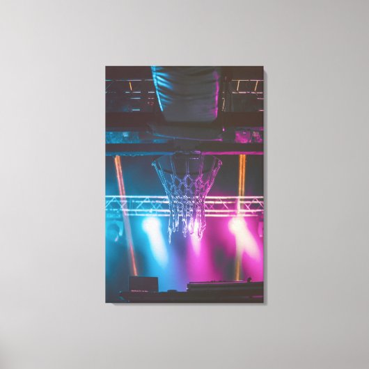 Cool Basketball Artwork Canvas Afdruk (Voorkant)