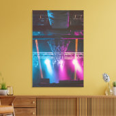 Cool Basketball Artwork Canvas Afdruk (Insitu (Woonkamer))
