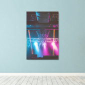 Cool Basketball Artwork Canvas Afdruk (Insitu (Houten vloer))