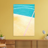 Cool Basketball Artwork Canvas Afdruk (Insitu (Woonkamer))