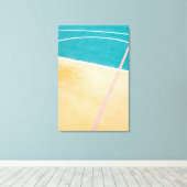 Cool Basketball Artwork Canvas Afdruk (Insitu (Houten vloer))