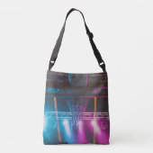 Cool Basketball Artwork Crossbody Tas (Achterkant)