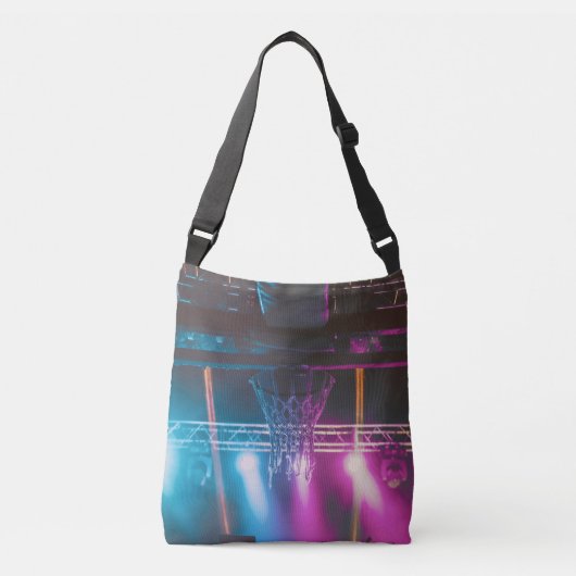 Cool Basketball Artwork Crossbody Tas (Voorkant)