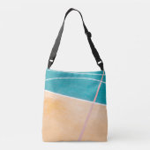 Cool Basketball Artwork Crossbody Tas (Achterkant)