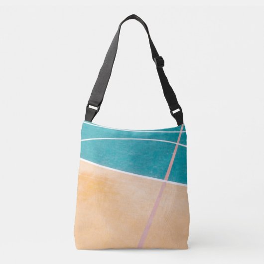 Cool Basketball Artwork Crossbody Tas (Voorkant)