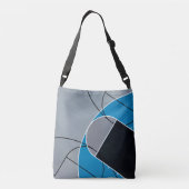 Cool Basketball Artwork Crossbody Tas (Achterkant)