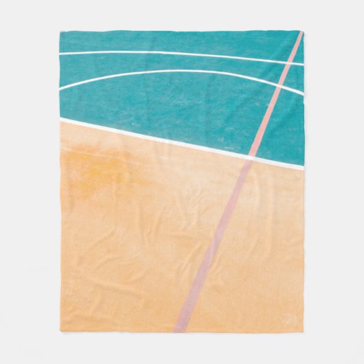 Cool Basketball Artwork Fleece Deken (Voorkant)