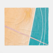 Cool Basketball Artwork Fleece Deken (Voorkant (Horizontaal))