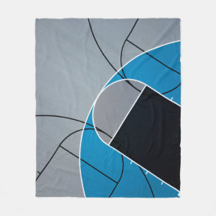 Cool Basketball Artwork Fleece Deken