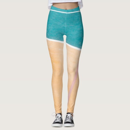 Cool Basketball Artwork Leggings (Voorkant)