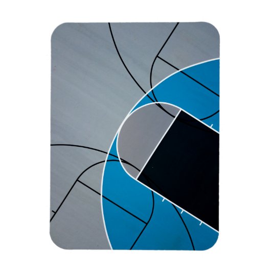 Cool Basketball Artwork Magneet (Verticaal)