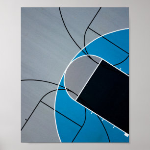 Cool Basketball Artwork Poster