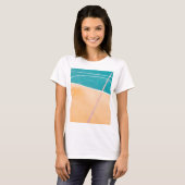 Cool Basketball Artwork T-shirt (Voorkant volledig)