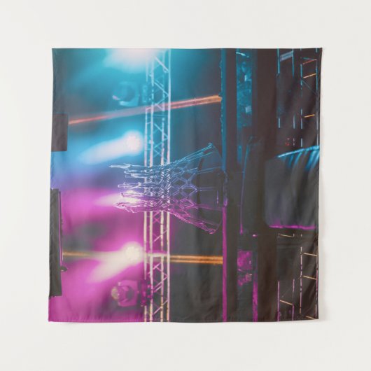 Cool Basketball Artwork Wandkleed (Voorkant (horizontaal))