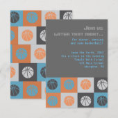 COOL BASKETBALL Bar Bat Mitzvah Party Card Kaart (Voorkant / Achterkant)