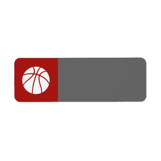 COOL BASKETBALL Bar Mitzvah Linda Etiket (Voorkant)