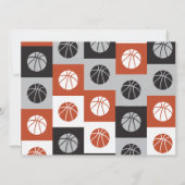 COOL BASKETBALL Bar Mitzvah uitnodiging (Achterkant)