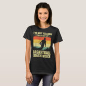 Cool Basketball Coach For Men Women Team Basketbal T-shirt (Voorkant volledig)