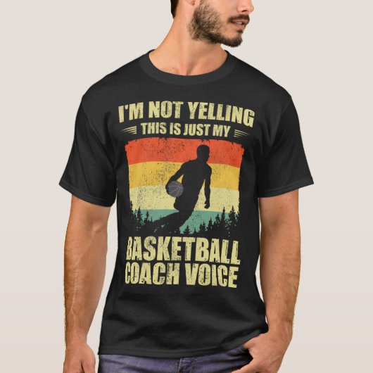 Cool Basketball Coach For Men Women Team Basketbal T-shirt (Voorkant)
