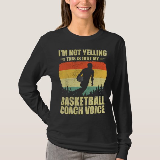 Cool Basketball Coach For Men Women Team Basketbal T-shirt (Voorkant)