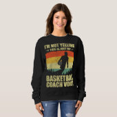 Cool Basketball Coach For Men Women Team Basketbal Trui (Voorkant volledig)