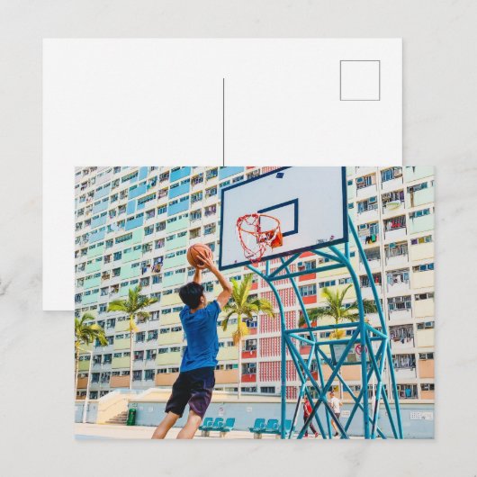 Cool Basketball Gift Briefkaart (Voorkant / Achterkant)