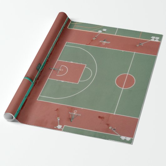 Cool Basketball Gift Cadeaupapier (Uitgerold)