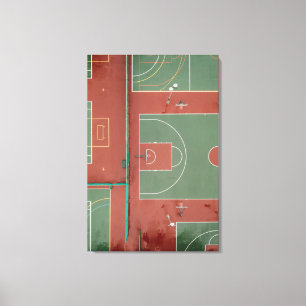 Cool Basketball Gift Canvas Afdruk