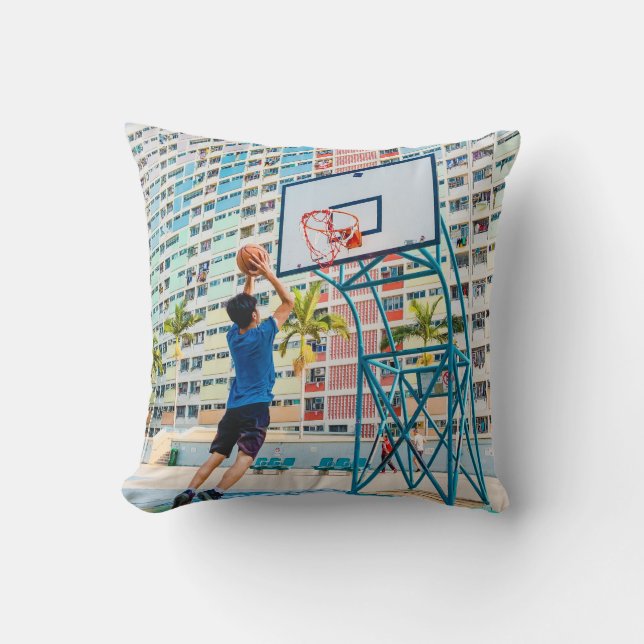 Cool Basketball Gift Kussen (Voorkant)