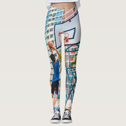 Cool Basketball Gift Leggings (Voorkant)