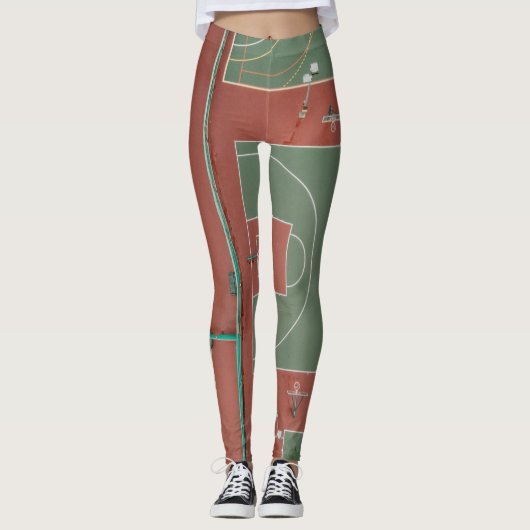 Cool Basketball Gift Leggings (Voorkant)