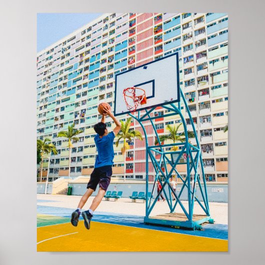 Cool Basketball Gift Poster (Voorkant)