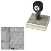 Cool Basketball Gift Rubberstempel (Gestempeld)