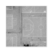 Cool Basketball Gift Rubberstempel (Afrduk)