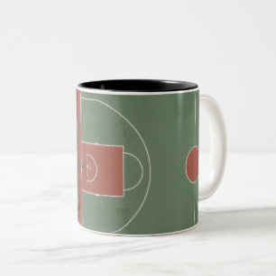 Cool Basketball Gift Tweekleurige Koffiemok
