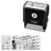 Cool Basketball Gift Zelfinktende Stempel (In situ)