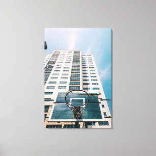 Cool Basketball Hoop Canvas Afdruk